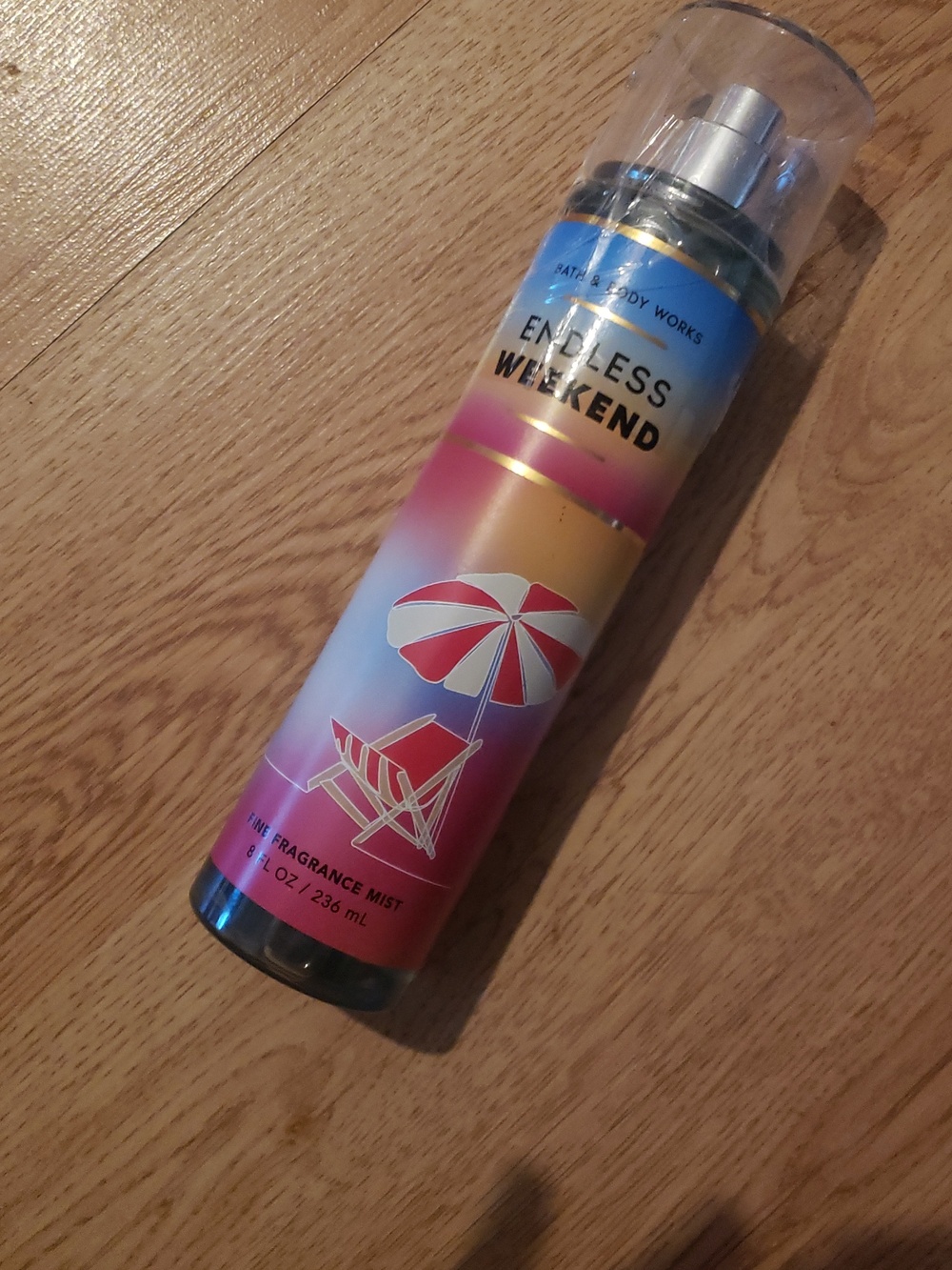 Bath & Body Works Endless Weekend Fragrance Mist — Turquoise Pink Yellow - Picture 2 of 4